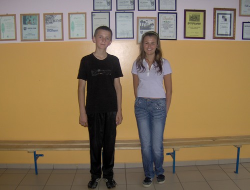 uczniowie Gimnazjum w Lubni