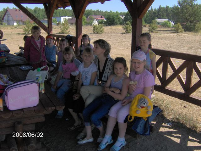 Uczniowie klasy II z wychowawczyni Pani Boen Gierszewsk podczas zaj