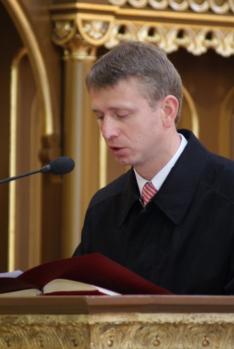 II czytanie - Burmistrz Brus Witold Ossowski.