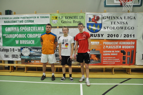 W kategorii do 35 lat, od lewej: Rafa Kopotek, Krystian Januszewski, Sebastian Chabowski