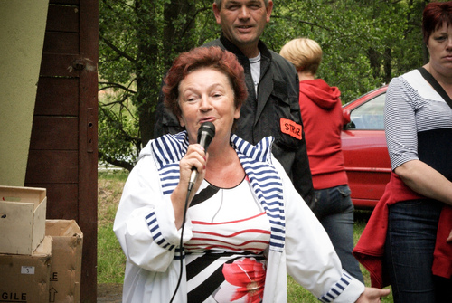 Pani Krystyna Spierewka - prezes Stowarzyszenia Kobiet 