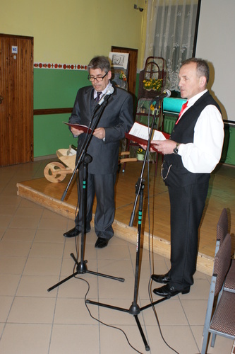 Na zdjciu od lewej: Dyrektor KLO w Brusach Zbigniew omiski i Prezes ZKP/O Brusy Stanisaw Kobus