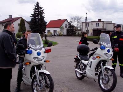 Nad bezpieczestwem uczestnikw czuwali funkcjonariusze z Referatu Ruchu Drogowego KPP w Chojnicach oraz Posterunku Policji w Brusach.