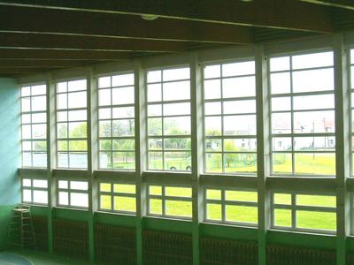 Nowe okna na sali gimnastycznej