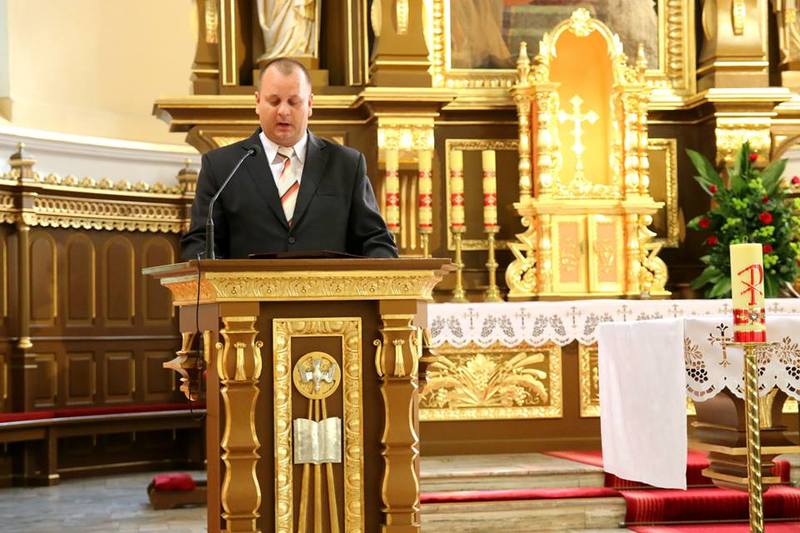 Modlitwa wiernych - Radny Olgierd Chylewski. 