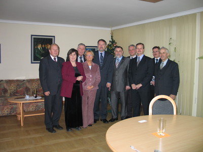 Spotkanie delegacji z Konsulem Andrzejem Perlikiem w Konsulacie Generalnym  RP w Kaliningradzie.