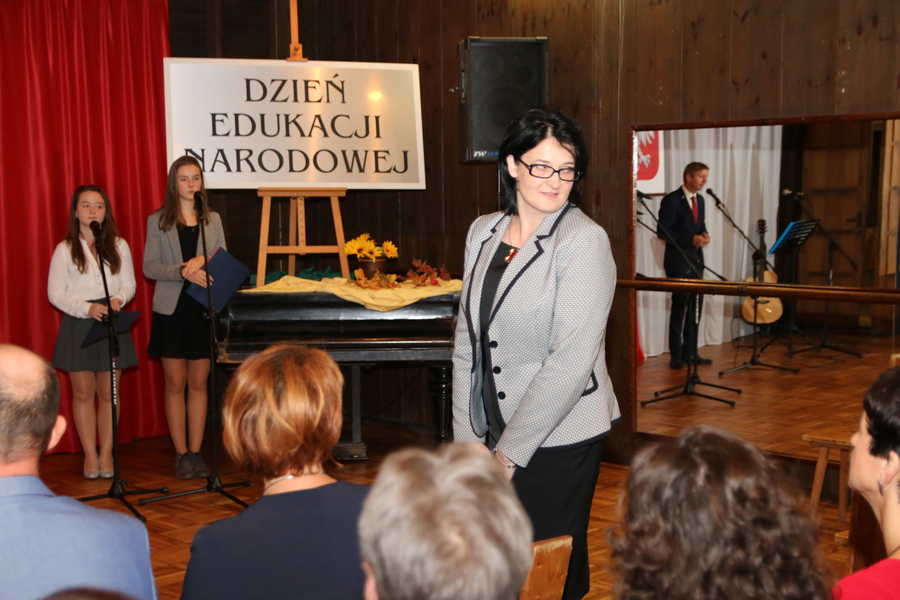 Joanna Sawczyn p.o Dyrektora Delegatury Kuratorium Owiaty w Kocierzynie.
