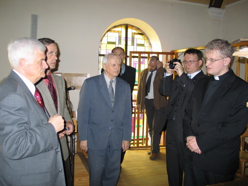 Podczas spotkania z Proboszczem Prafii w Kosobudach.