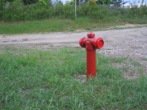 Jeden z odnowionych hydrantw.