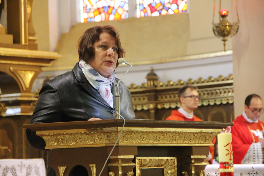 Modlitw wiernych odczytaa pani Krystyna Teca dyrektor SP w Czyczkowach. 