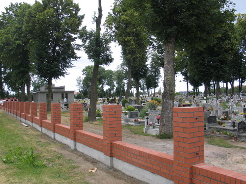 Fragment ogrodzenia Cmentarza w Brusach