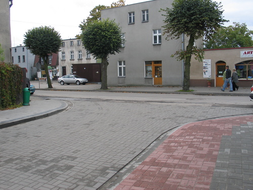 Ulica Rzemielnicza w Brusach.