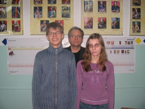 Na  zdjciu para wyrnionych - Klaudia Krauze i Dominik Kosowski wraz ze swym opiekunem Grzegorzem Szczukowskim.