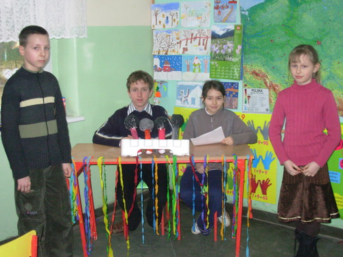 Komentatorzy radiowi. Od lewej: Marcin Beger, Filip Krajecki, Anna Hamerska, Joanna Januszewska.