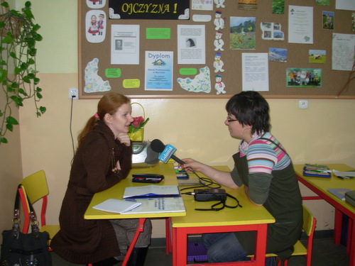 Wywiad z nauczycielk j. kaszubskiego Pani Ann Bartkowsk.