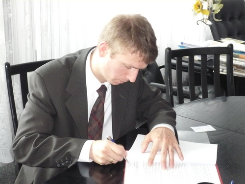 Umowe podpisuje Burmistrz Brus Witold Ossowski